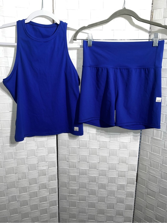 Vuori Pants - Vuori Matching Set Women’s Tank (S) And Biker Shorts (M) Royal Blue